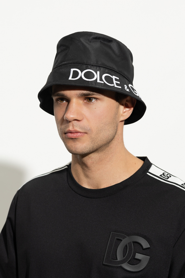 Balmain Monogram Jacquard Cap - Black Bucket hat with logo Dolce & Gabbana  - VbjdevelopmentsShops France